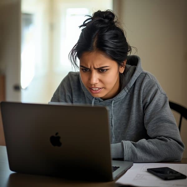 Professional deep in thought